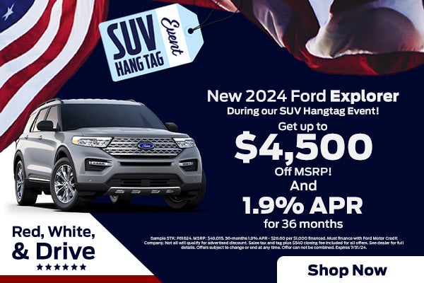 New 2024 Ford Explorer
